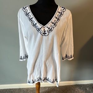 Adorable anchor cover up